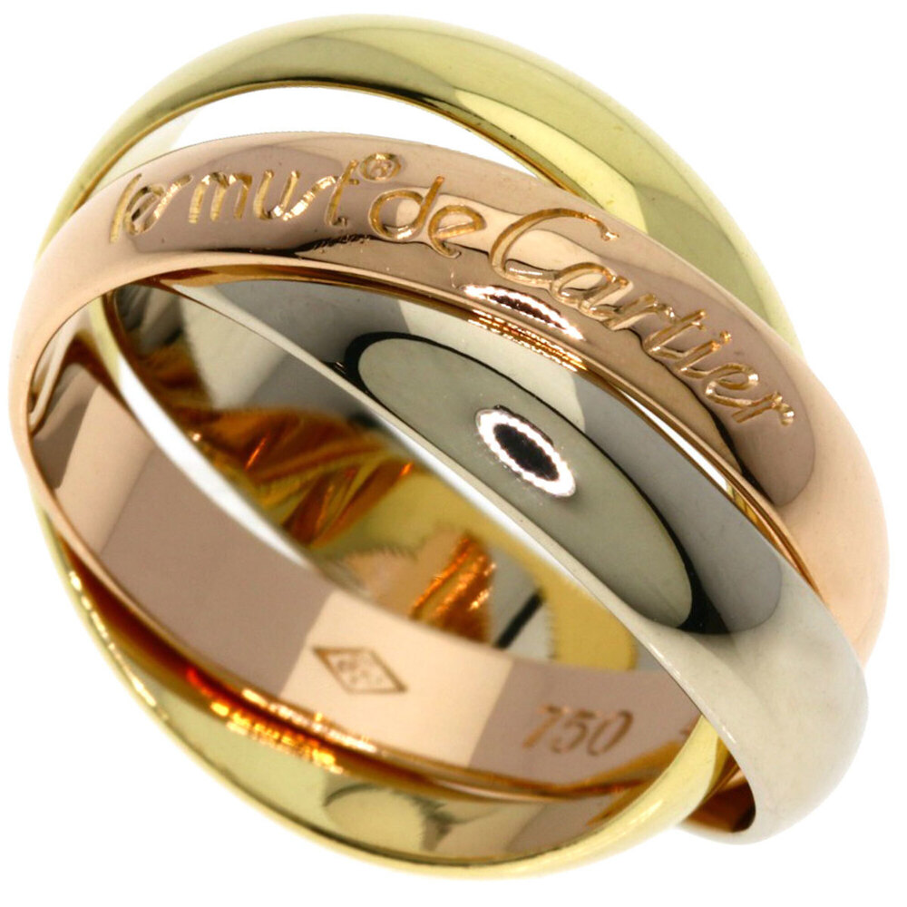 Cartier Trinity #48 Ring - 18K Yellow Gold/18K Pink White Gold Women's CARTIER